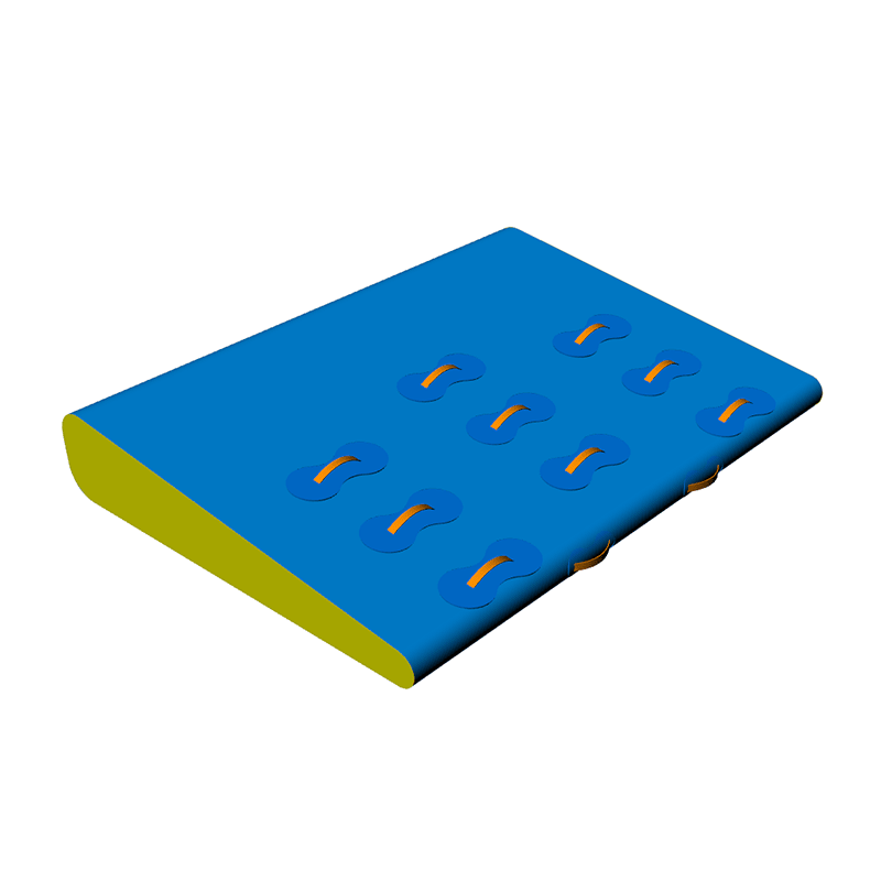 Bouncia TUV Certiifcate Inflatable Ramp for Pool Single Inflatable Water Games image11