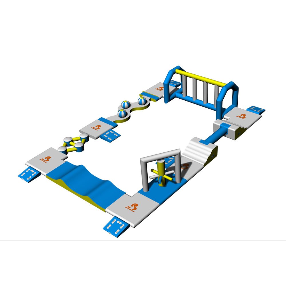Bouncia 18.4mL*11mW Inflatable Waterpark Toys For Commercial Pool Mini Inflatable Water Park image5
