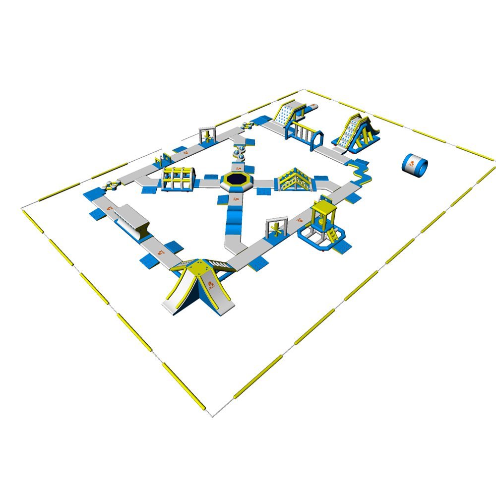 Bouncia Bouncia Inflatable Water Park Games For Open Water Medium Inflatable Aqua Park image1