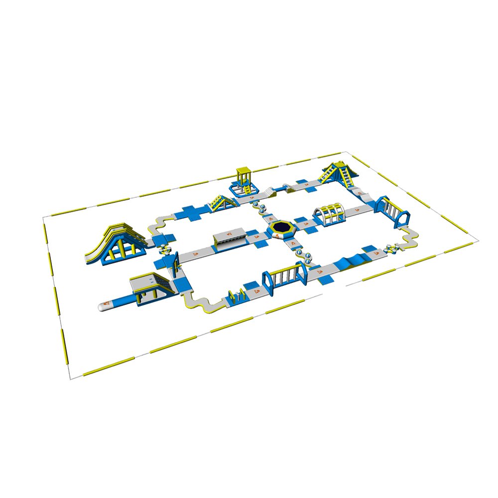 Bouncia Lake Inflatable Water Park Games For Adults Medium Inflatable Aqua Park image2